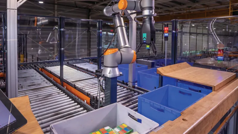 Smart Item Robotics _SIR_ - picking robot on GtP workstation picture